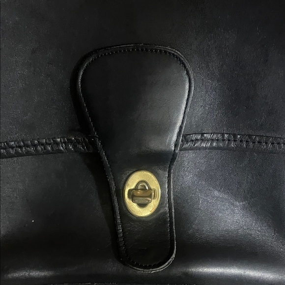 Vintage Coach Station Bag 5130 Black USA 1990 - Picture 6 of 12